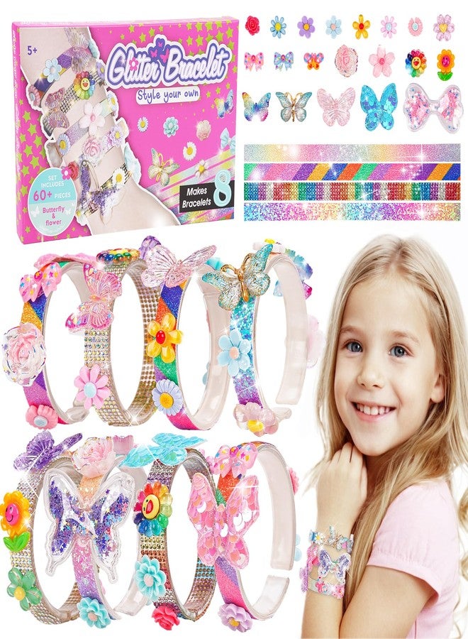 Eichhoo Friendship Bracelet Making Kit for Girls, 5-12 Year Old Girl Birthday Gifts, Arts and Crafts Kits for Kids, Girls Toys Age 5 6 7 8 9 10 Years Old, Kid Jewelry Making Kit with Charm (Butterfly&Flower) - Image 1